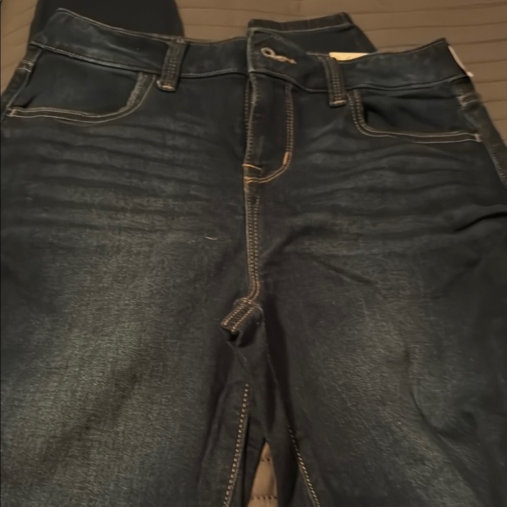 Dark Blue Denim Jeans